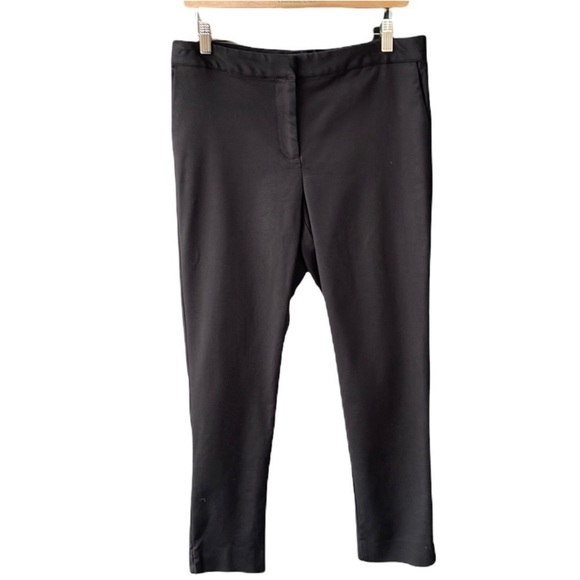 VINCE CAMUTO Skinny Pant Trouser Ponte Size 8 Business Casual Attire Solid Black - Picture 2 of 6